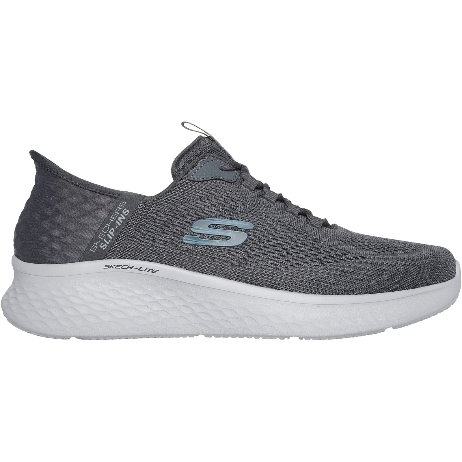 Skechers Mens Skech-Lite Pro Primebase 232466-CCBL Charcoal/Blue Lace Up Shoes