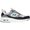 Skechers Mens Skech-Air Court - Yatton 232648-GYMT Grey/Multi Lace Up Shoes