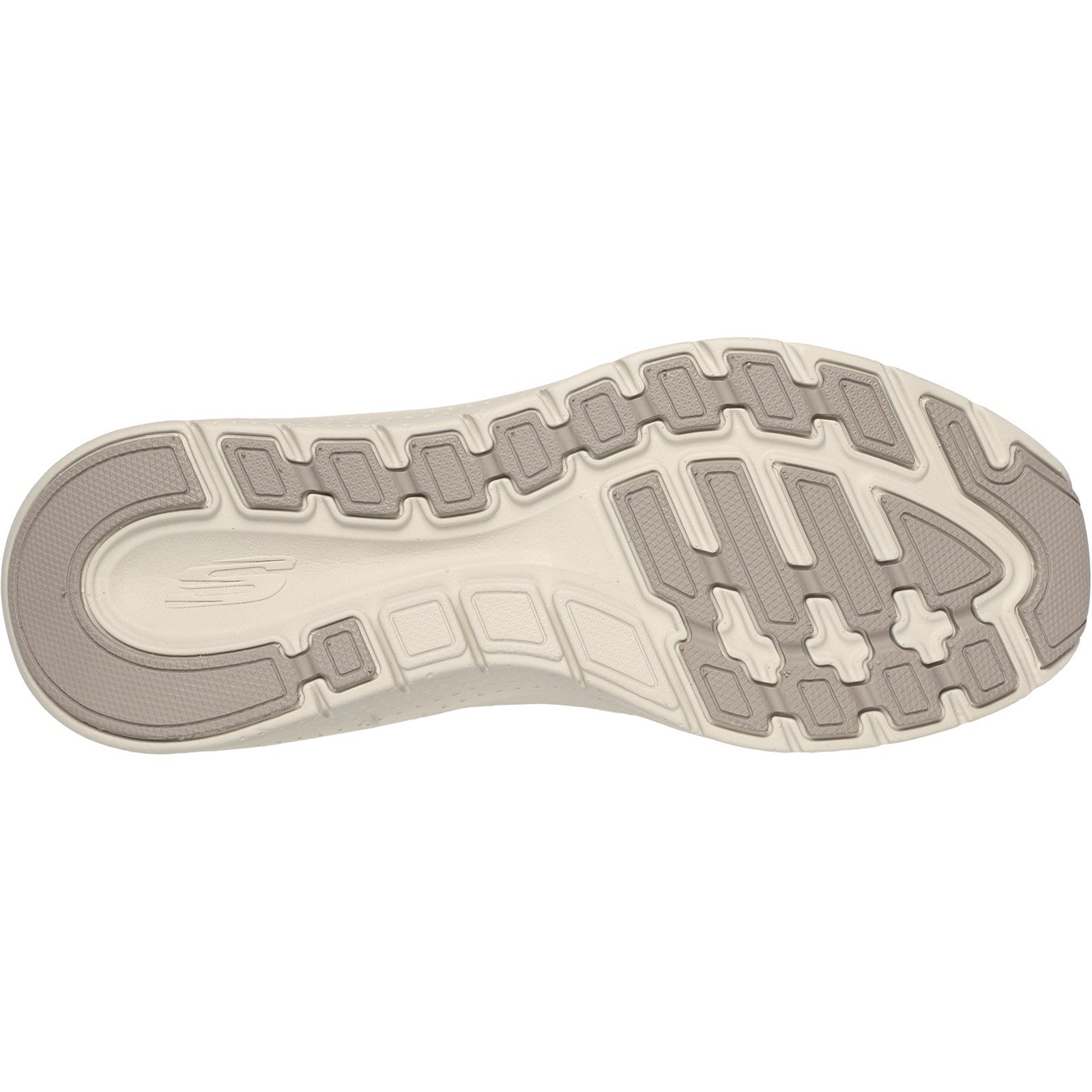 Skechers Mens Arch Fit 2.0 Look Ahead 232462-TPE Taupe Lace Up Shoes