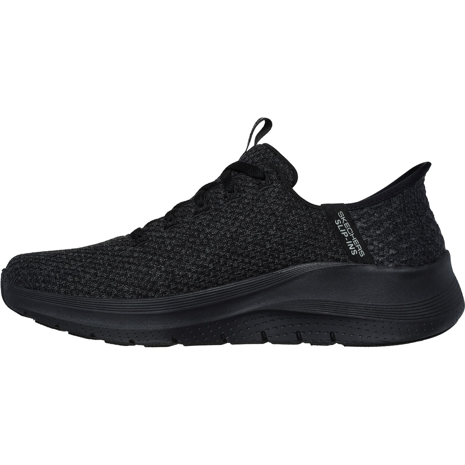 Skechers Mens Arch Fit 2.0 Look Ahead 232462-BBK Black Lace Up Shoes
