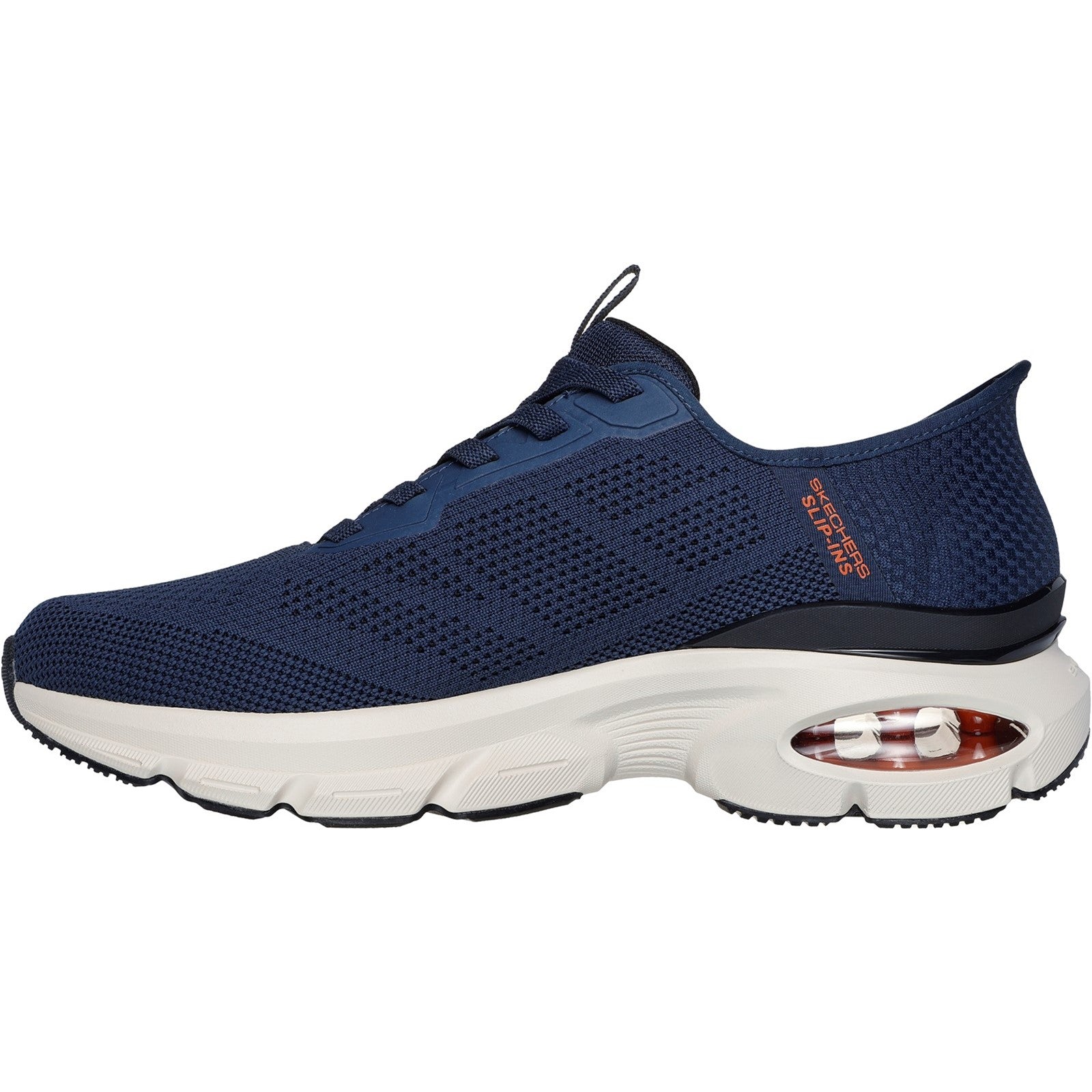 Skechers Mens Skech-Air Ventura Vanderway 232447-NVOR Navy/Orange Slip On Shoes