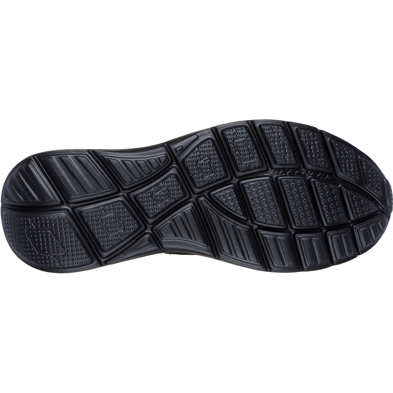 Skechers Mens Equalizer 5.0 Drayze 232926-BBK Black Slip On Shoes