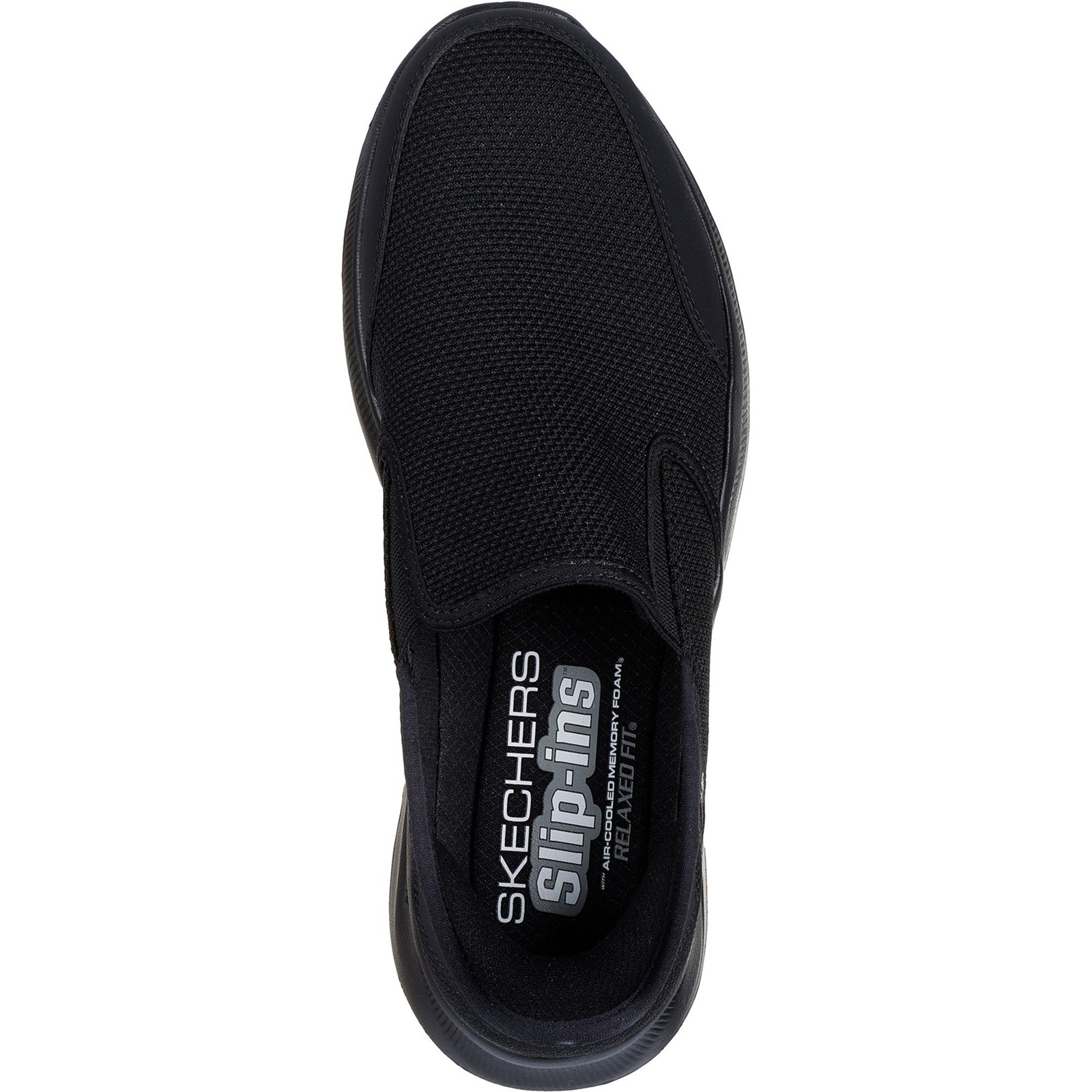 Skechers Mens Equalizer 5.0 Drayze 232926-BBK Black Slip On Shoes