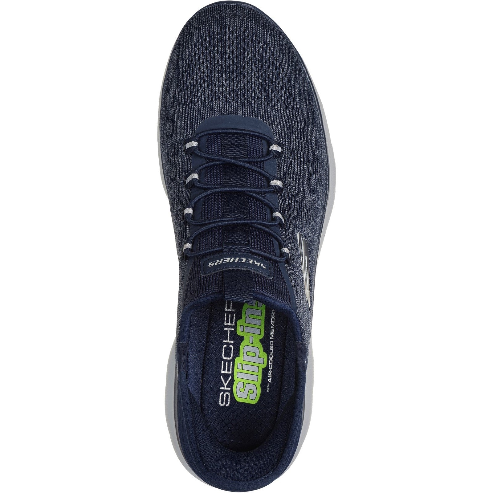 Skechers Mens Summits Key Pace 232469-NVY Navy Slip On Shoes