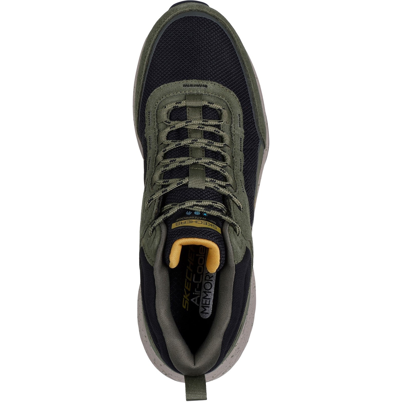 Skechers Mens Bounder Rse 232961-OLBK Olive/Black Lace Up Shoes