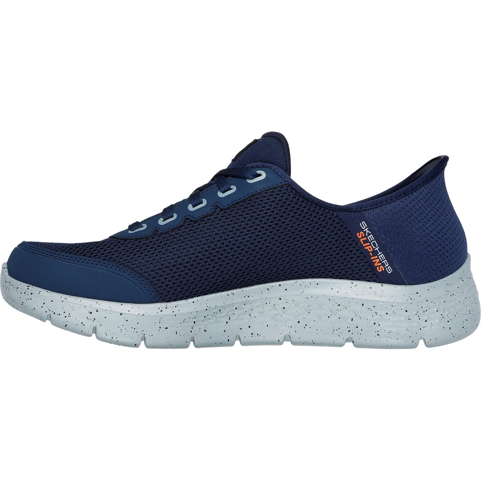 Skechers Mens GO WALK Flex 216330-NVY Navy Lace Up Shoes
