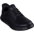 Skechers Mens Garza Gervin 205046W-BBK  Wide Fit Black Lace Up Shoes