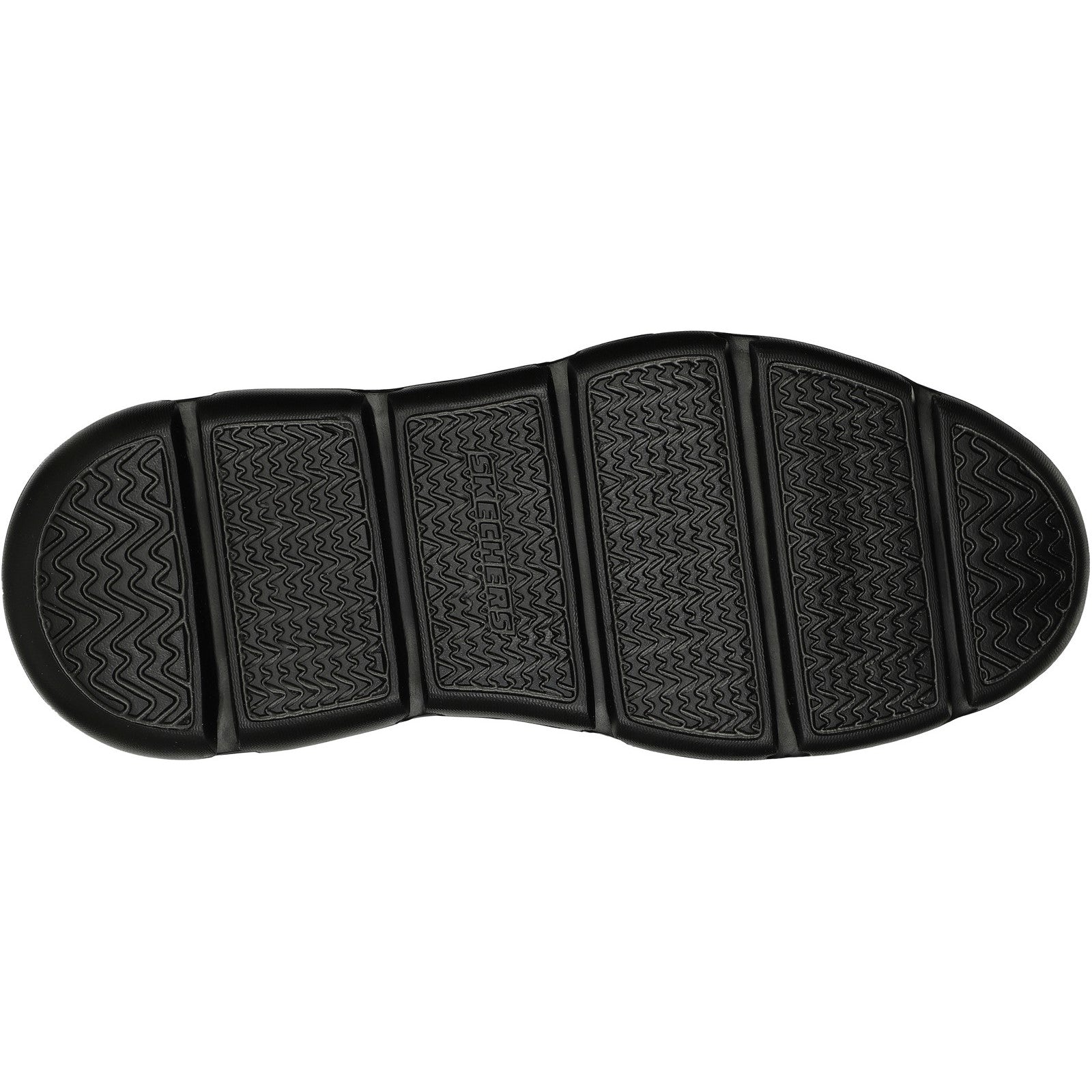 Skechers Mens Garza Gervin 205046W-BBK  Wide Fit Black Lace Up Shoes