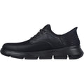 Skechers Mens Garza Gervin 205046W-BBK  Wide Fit Black Lace Up Shoes