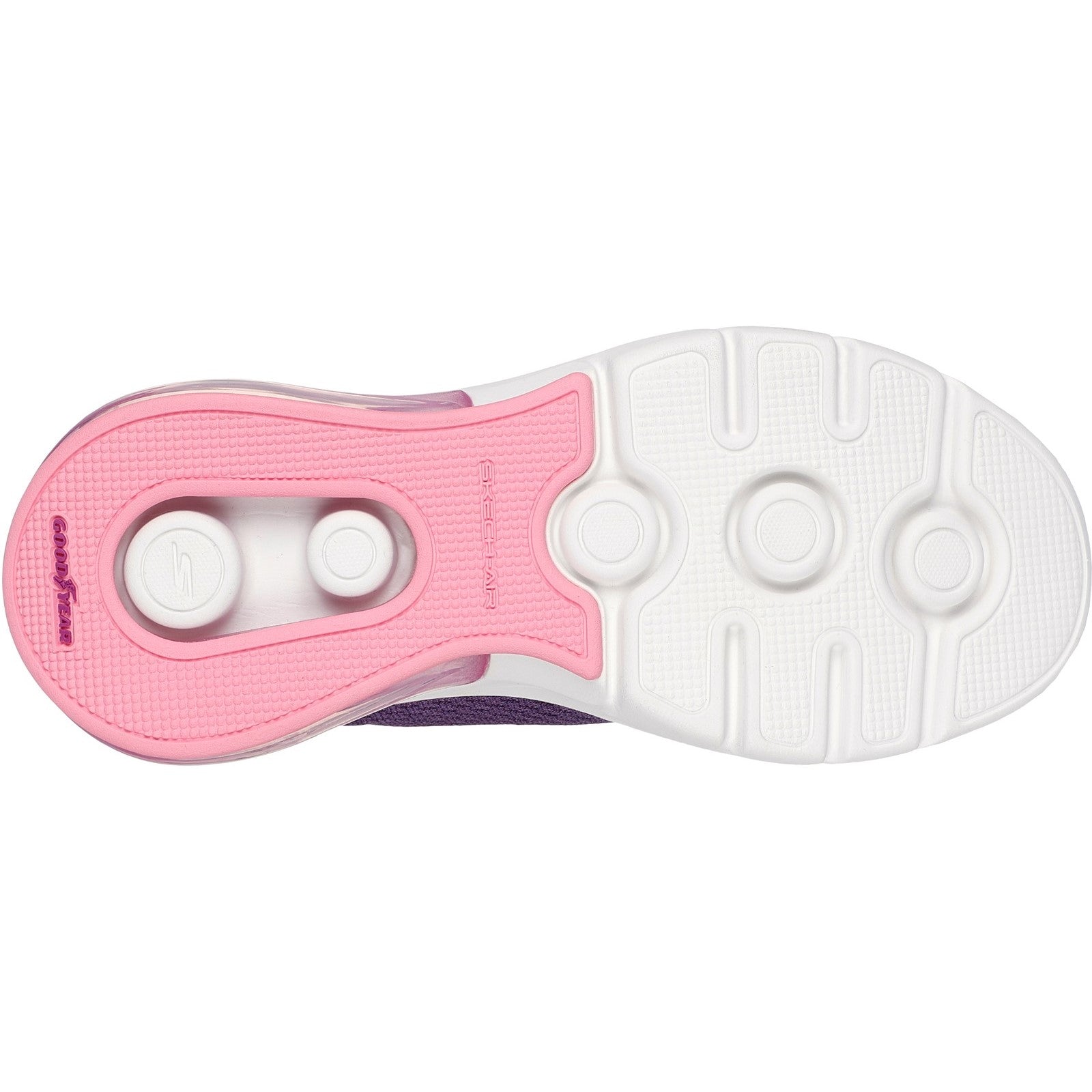 Skechers Womens Go Walk Air 3.0 124375-PLUM Plum Bungee Shoes