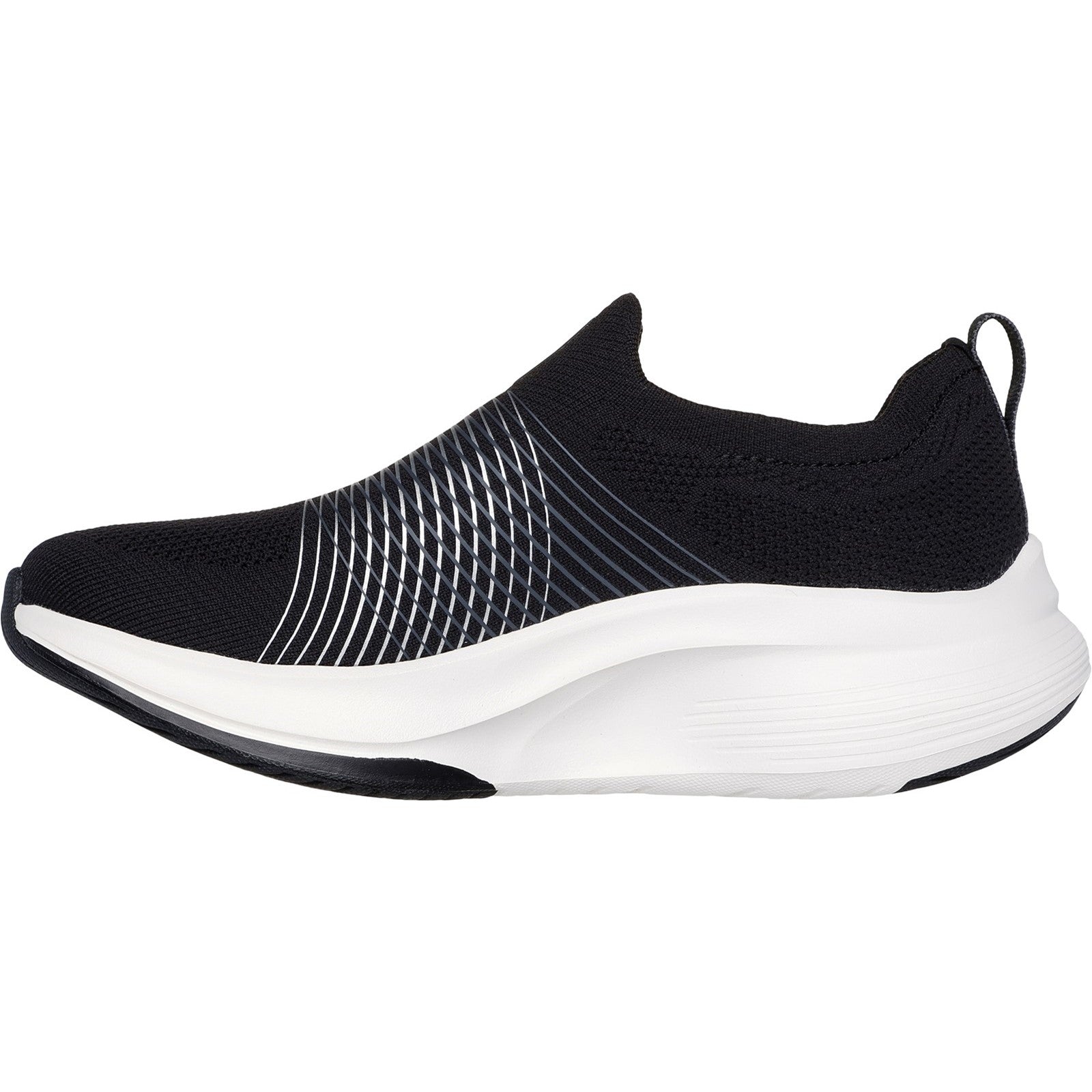 Skechers Womens GO WALK Max Walker Sally 125052-BKW Black/White Slip On Shoes