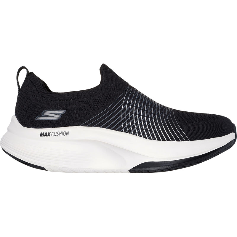 Skechers Womens GO WALK Max Walker Sally 125052-BKW Black/White Slip On Shoes