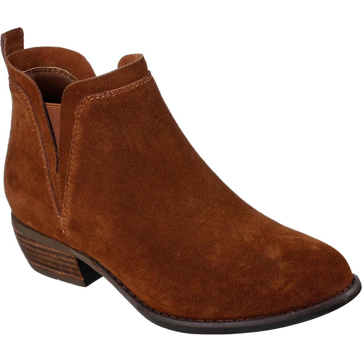 Skechers Womens Texas Rodeo Night 167553-BRN Brown Slip On Shoes