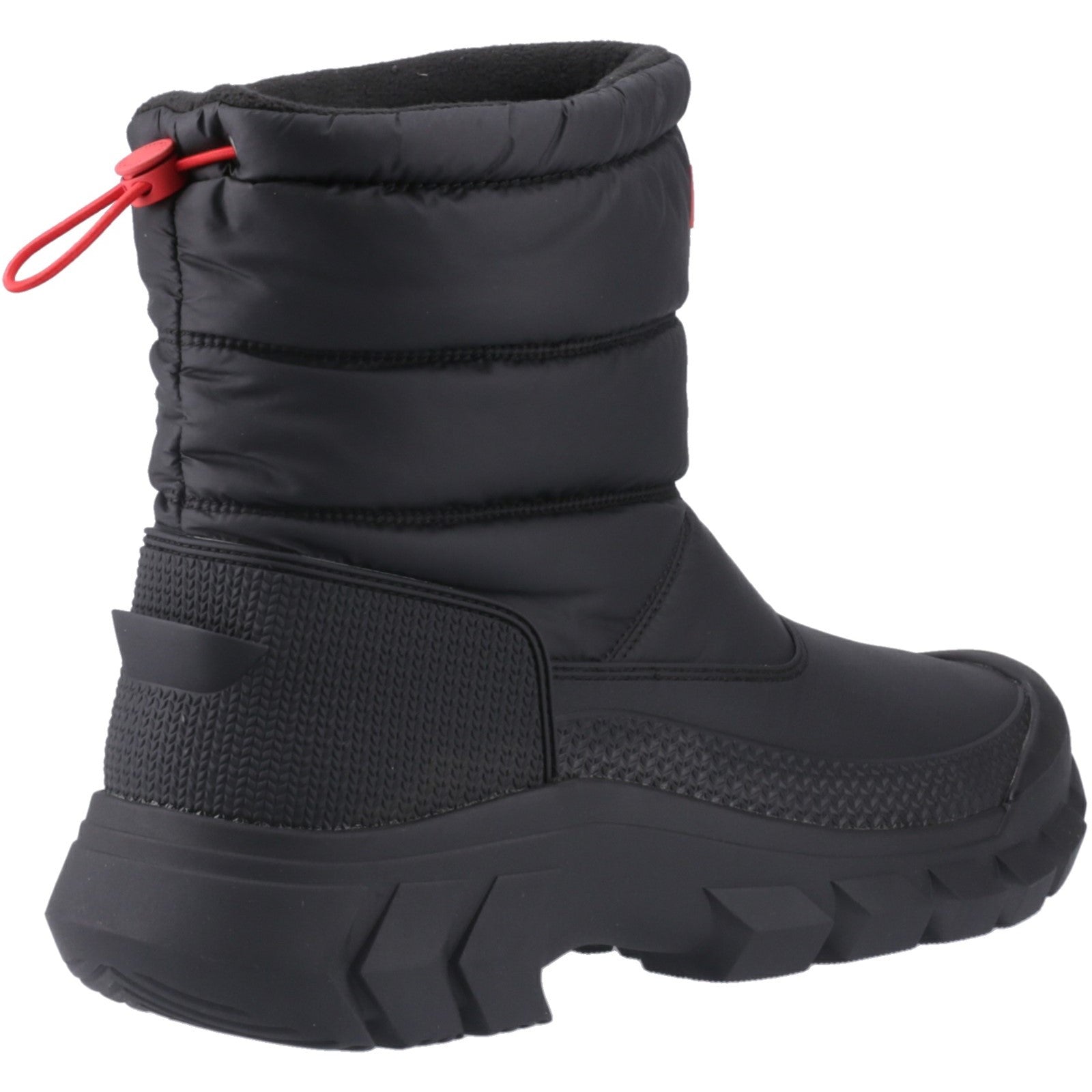 Hunter Mens Black Intrepid Short Snow Boots
