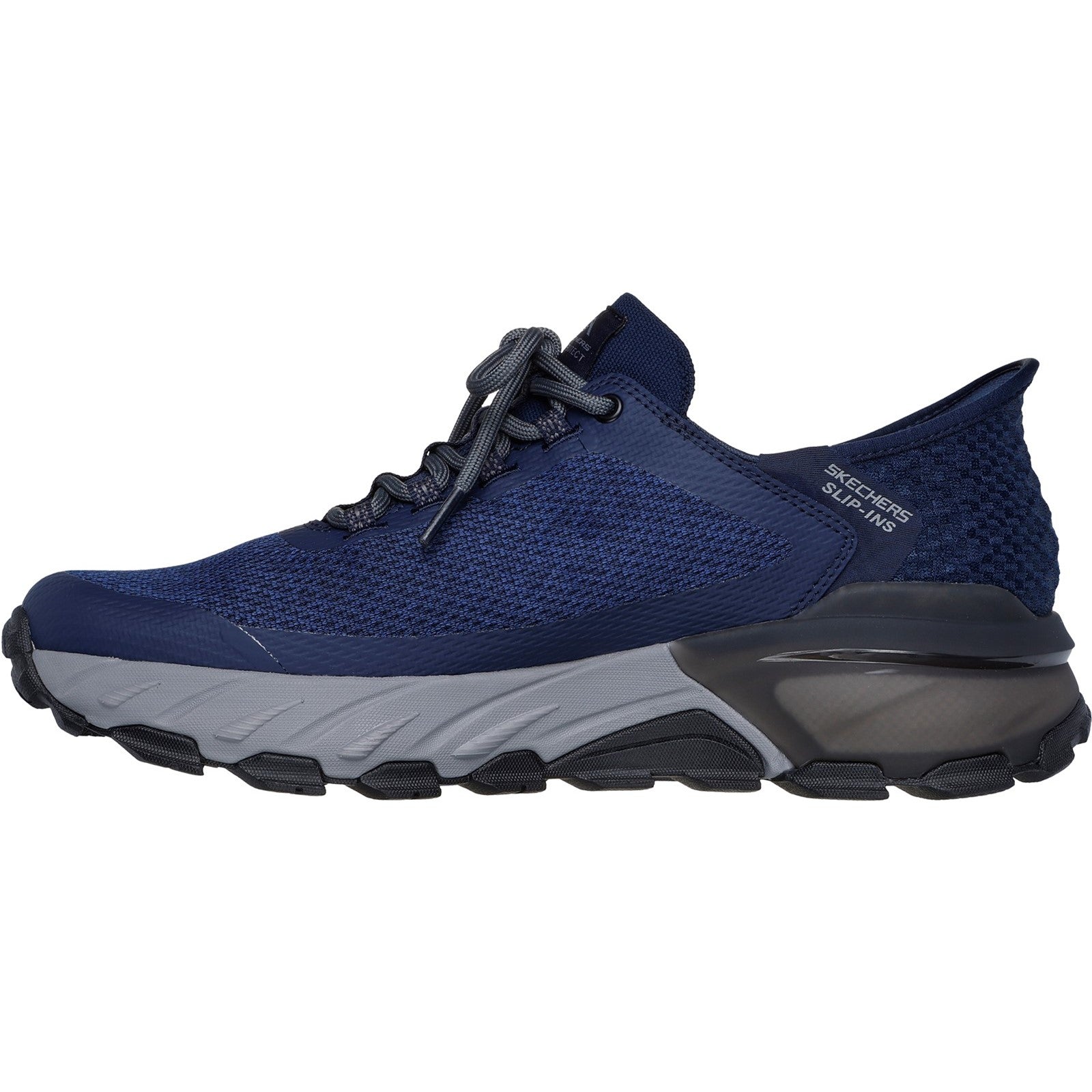 Skechers Mens Max Protect Assembly 237309-NVY Navy Lace Up Shoes