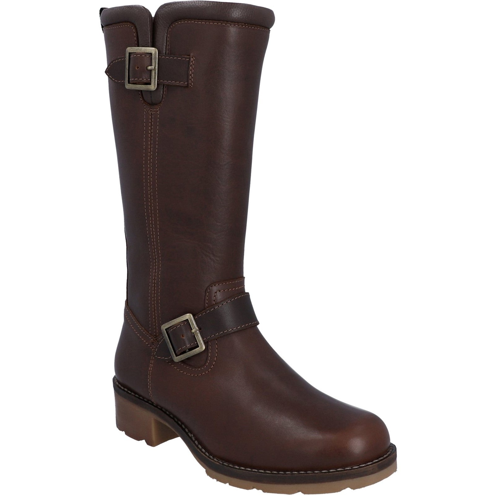 Hunter Womens Brown Iona Tall Boots