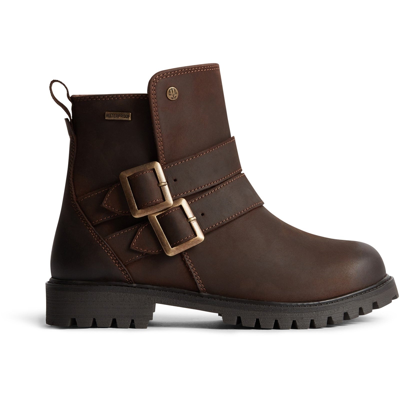 Hunter Womens Brown Ness Ankle Boots