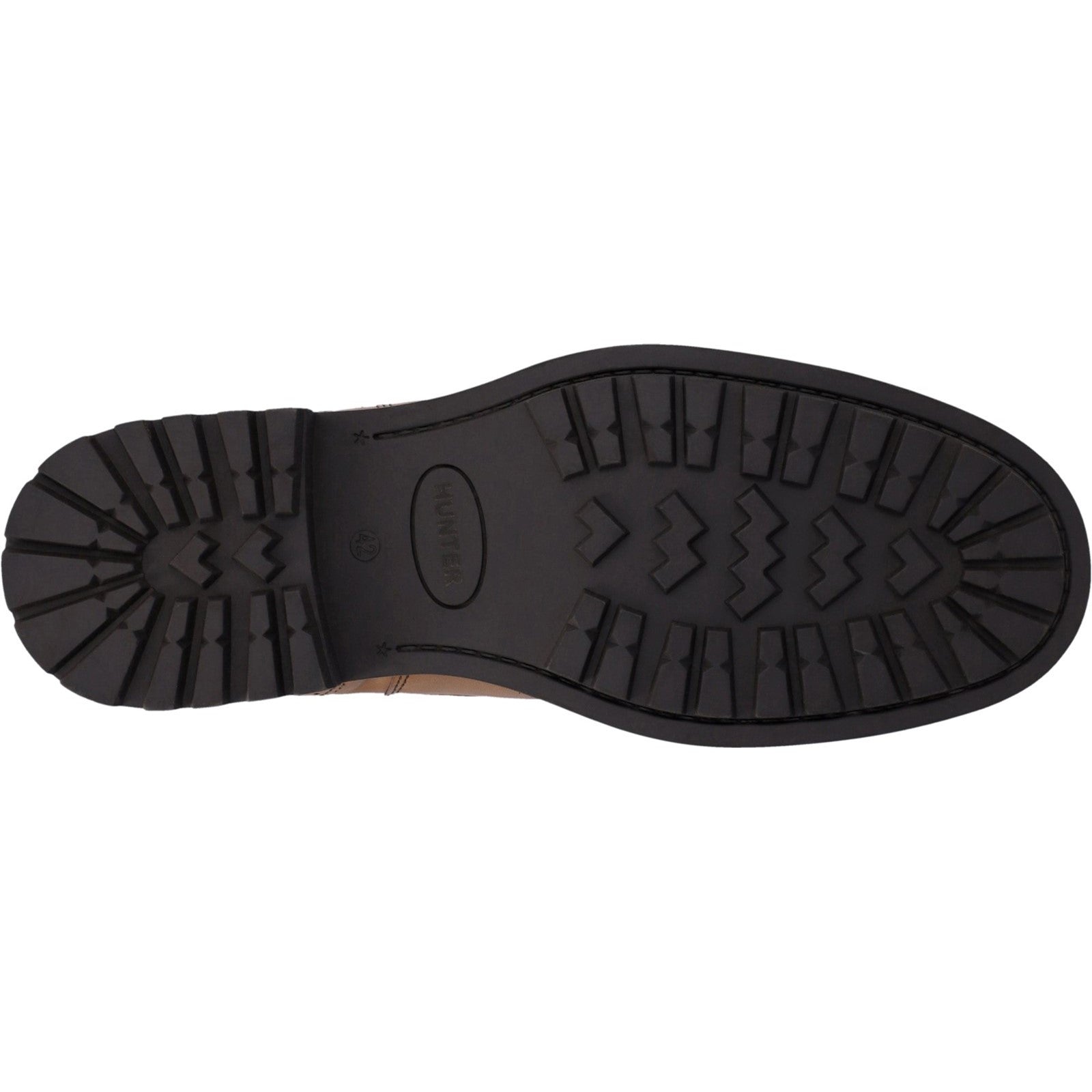 Hunter Mens Tan Cawdor Brogue Dealer Boots