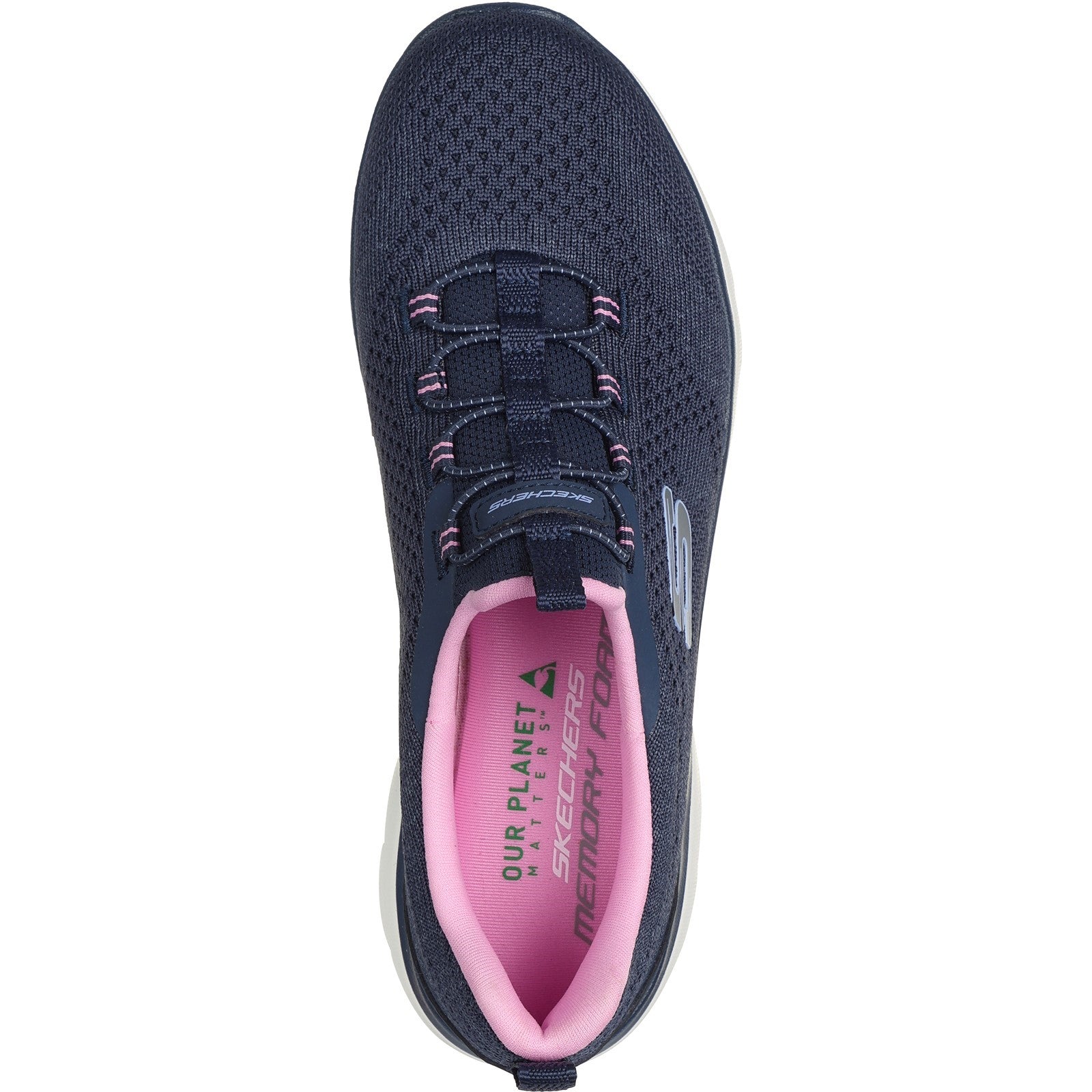Skechers Womens Summits New Nature 150120-NVPK Navy/Pink Slip On Shoes