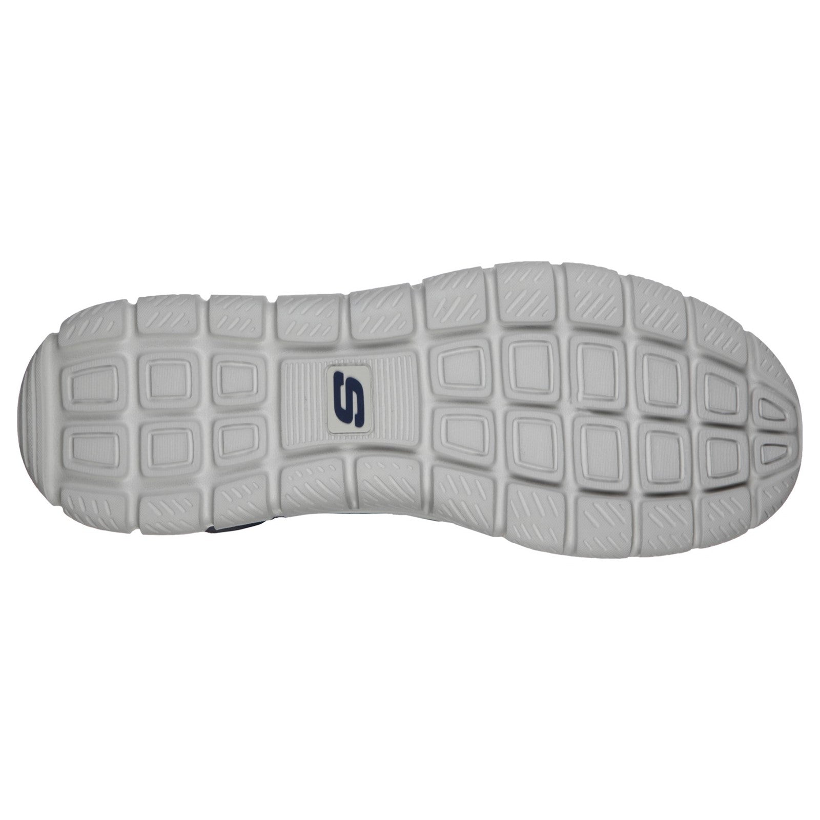 Skechers Mens Track Knockhill 232001-NVOR Navy/Orange Lace Up Shoes