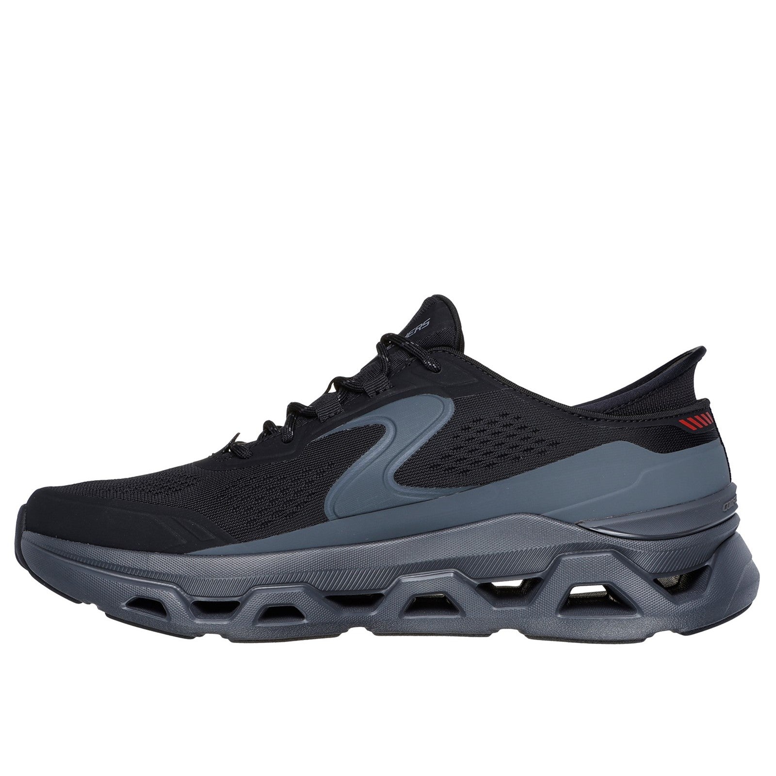 Skechers Mens Glide-Step Altus 232921-BKCC Black/Charcoal Slip On Shoes