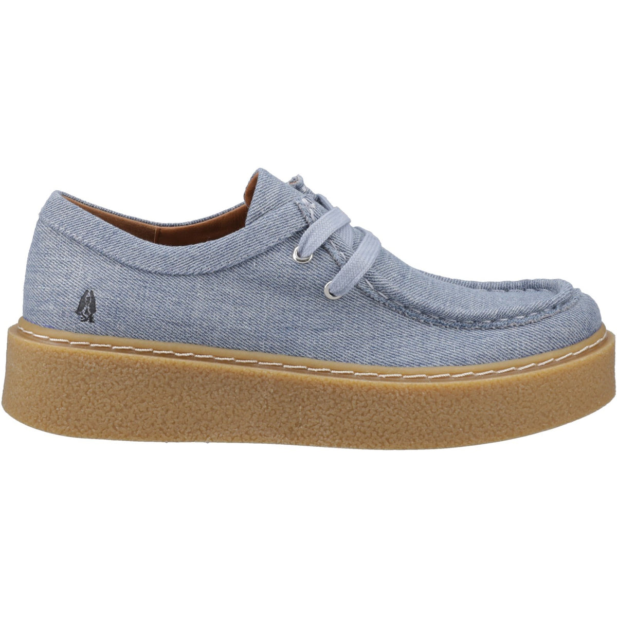 Hush Puppies Bridie Textile Mocc Toe Women's Shoes in Denim