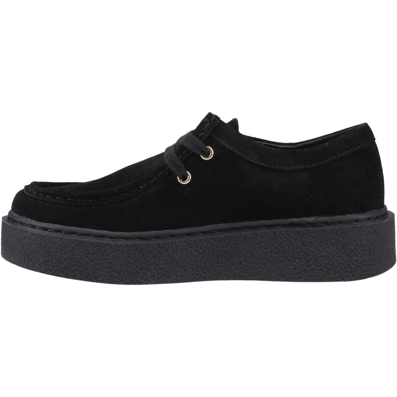 Hush Puppies Bridie Suede Mocc Toe Women's Shoes in Black