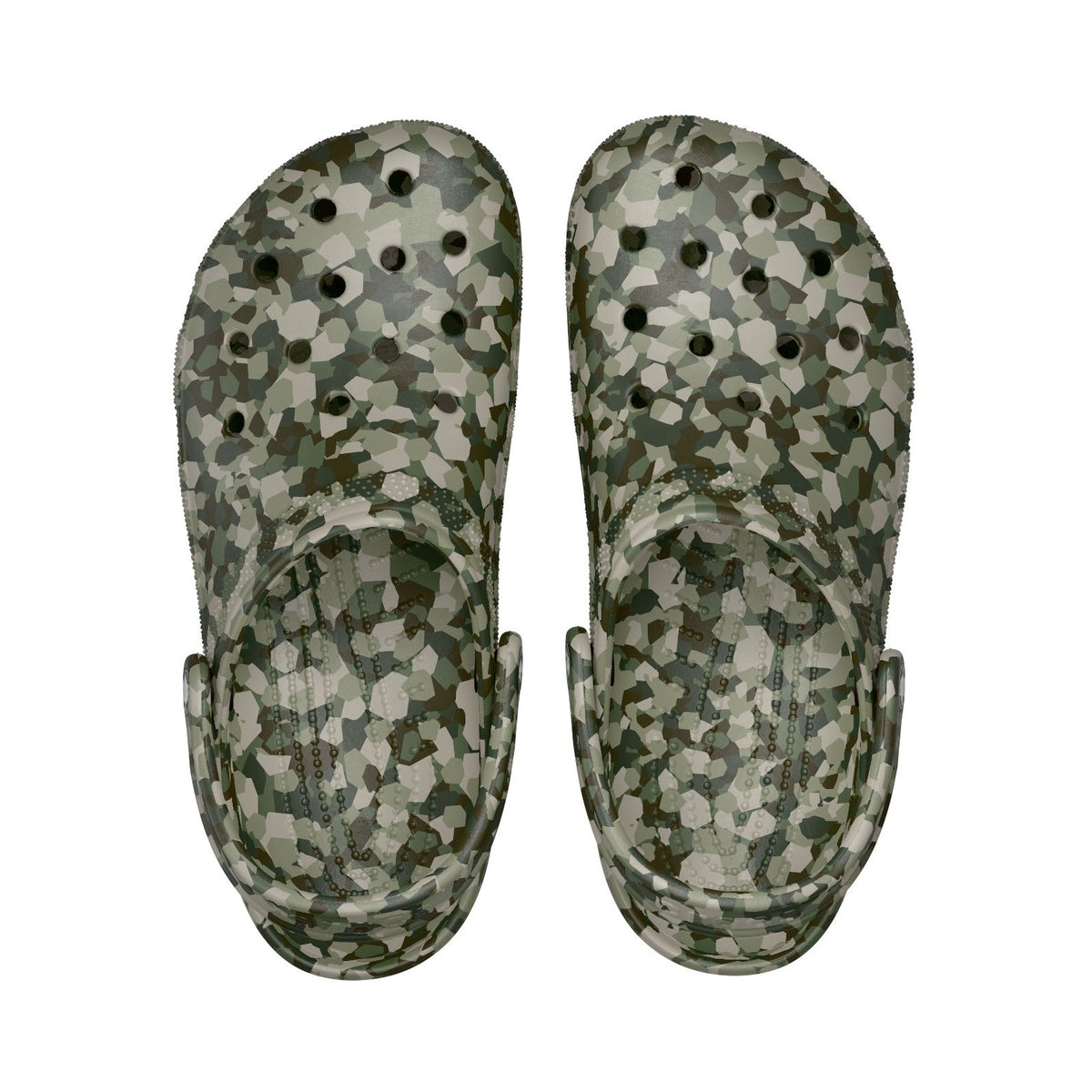 Crocs Classic Confetti EVA Men's Army Green Clogs