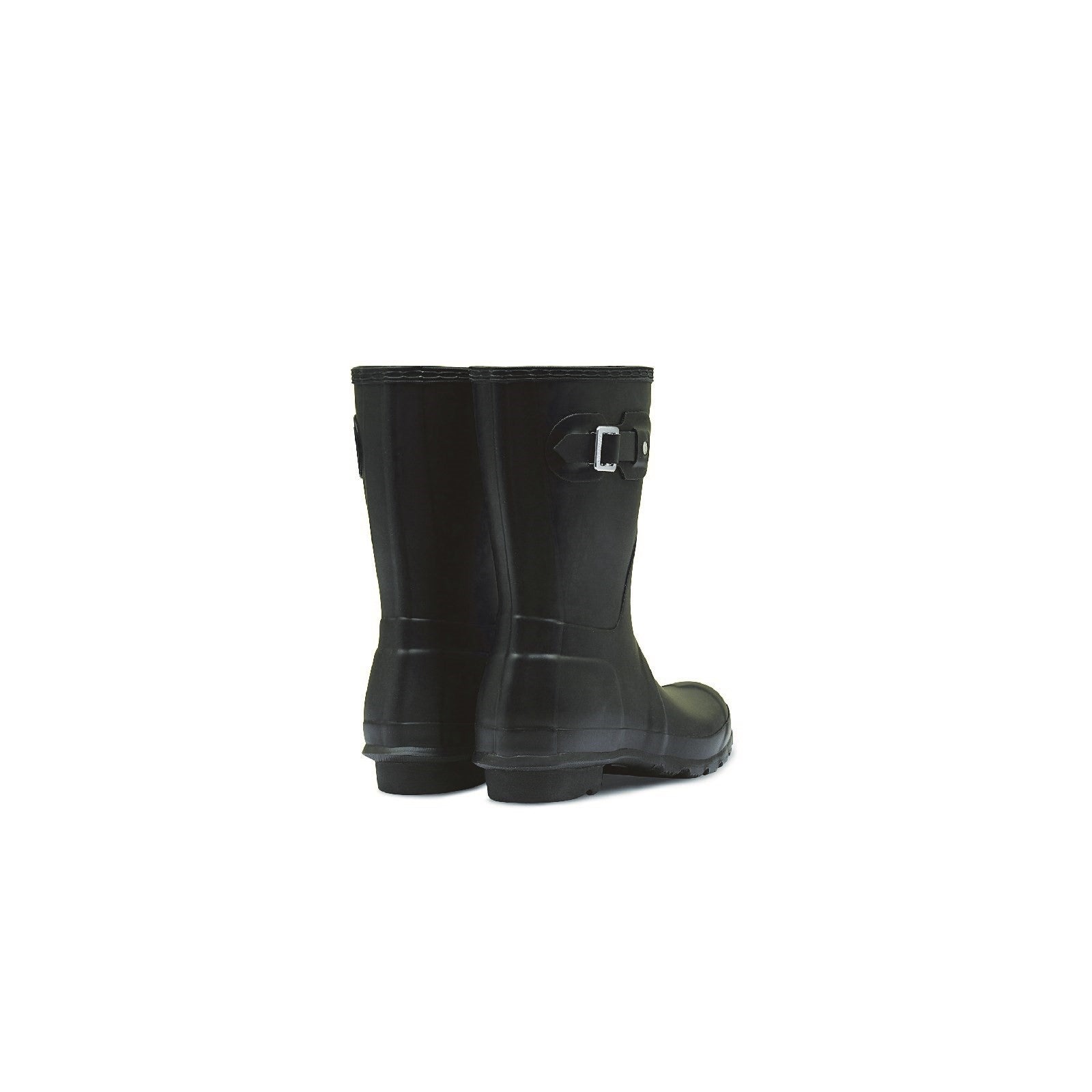 Hunter Womens Matt  Black Original Short Wellington Boots