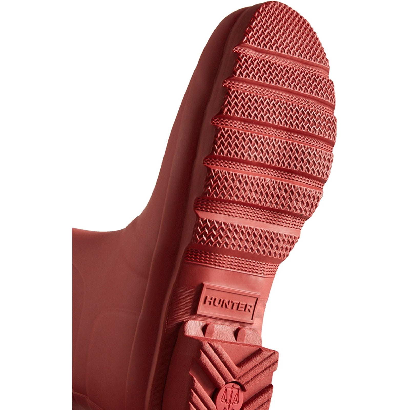 Hunter Womens Matt  Red Original Short Wellington Boots