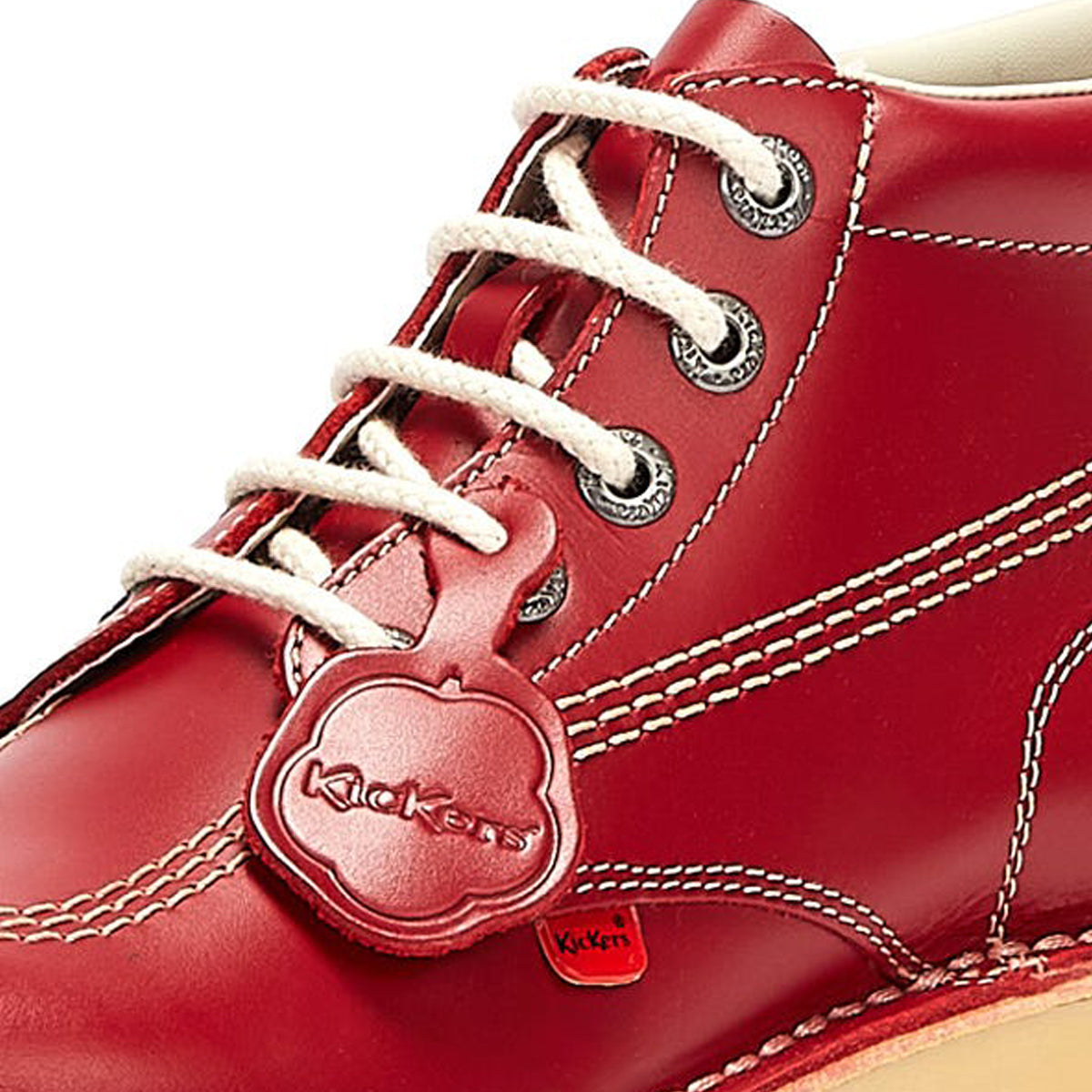 Kickers Kick Hi Men's Red Leather Boots