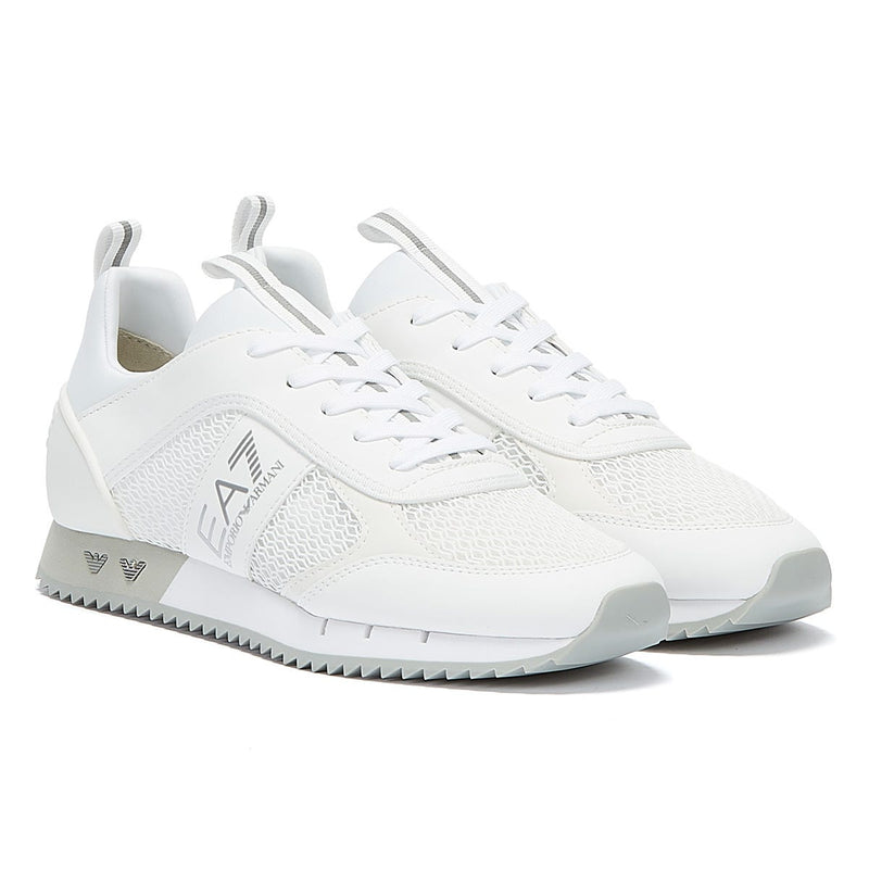 grey armani trainers