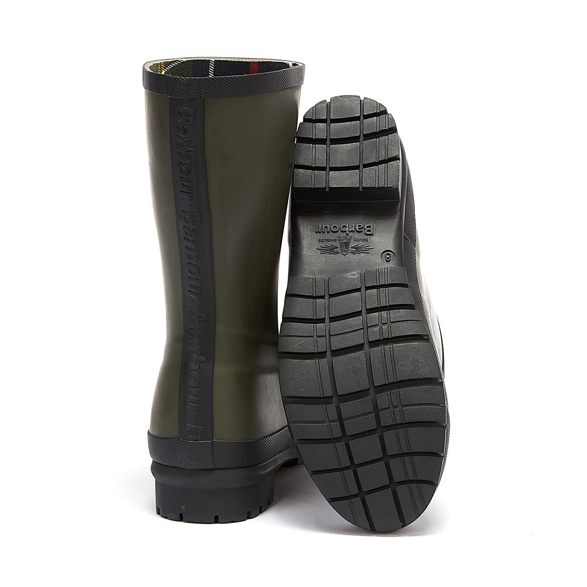 Barbour Banbury Womens Olive Green Wellies