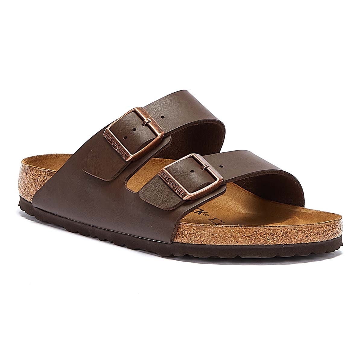 Birkenstock Arizona Birko-Flor Mens Brown Regular Sandals – Tower
