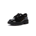 Clarks Prague Lace O Junior Black Shoes