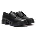 Clarks Teala Lace Leather Womens Black Shoes