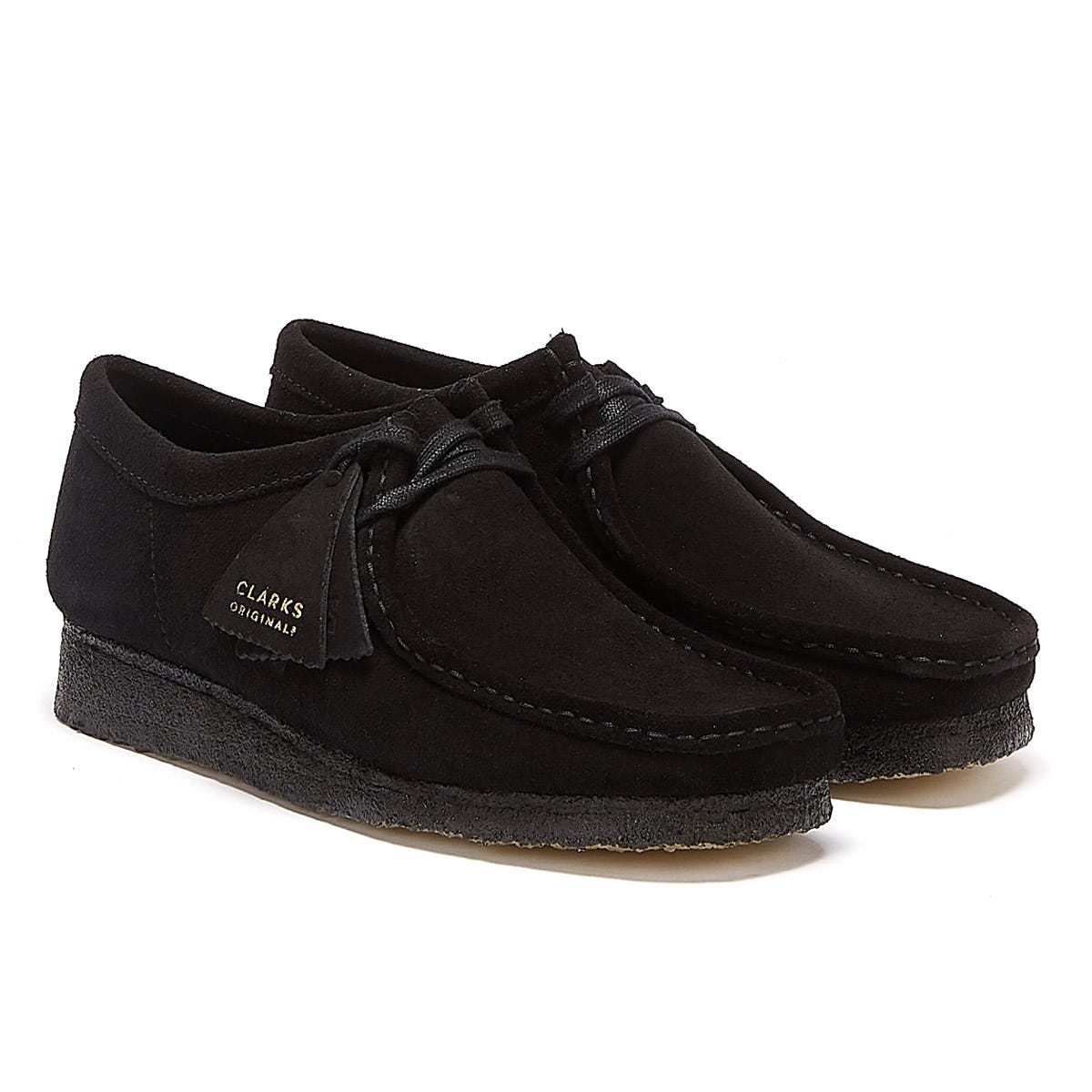 Clarks Originals Wallabee Mens Black Shoes – - Main Image