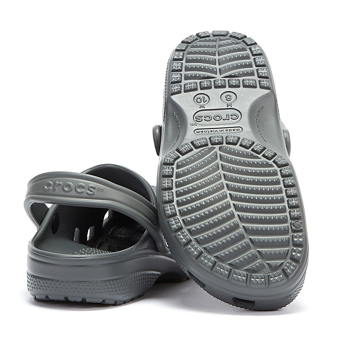 Crocs Classic Mens Grey Clogs