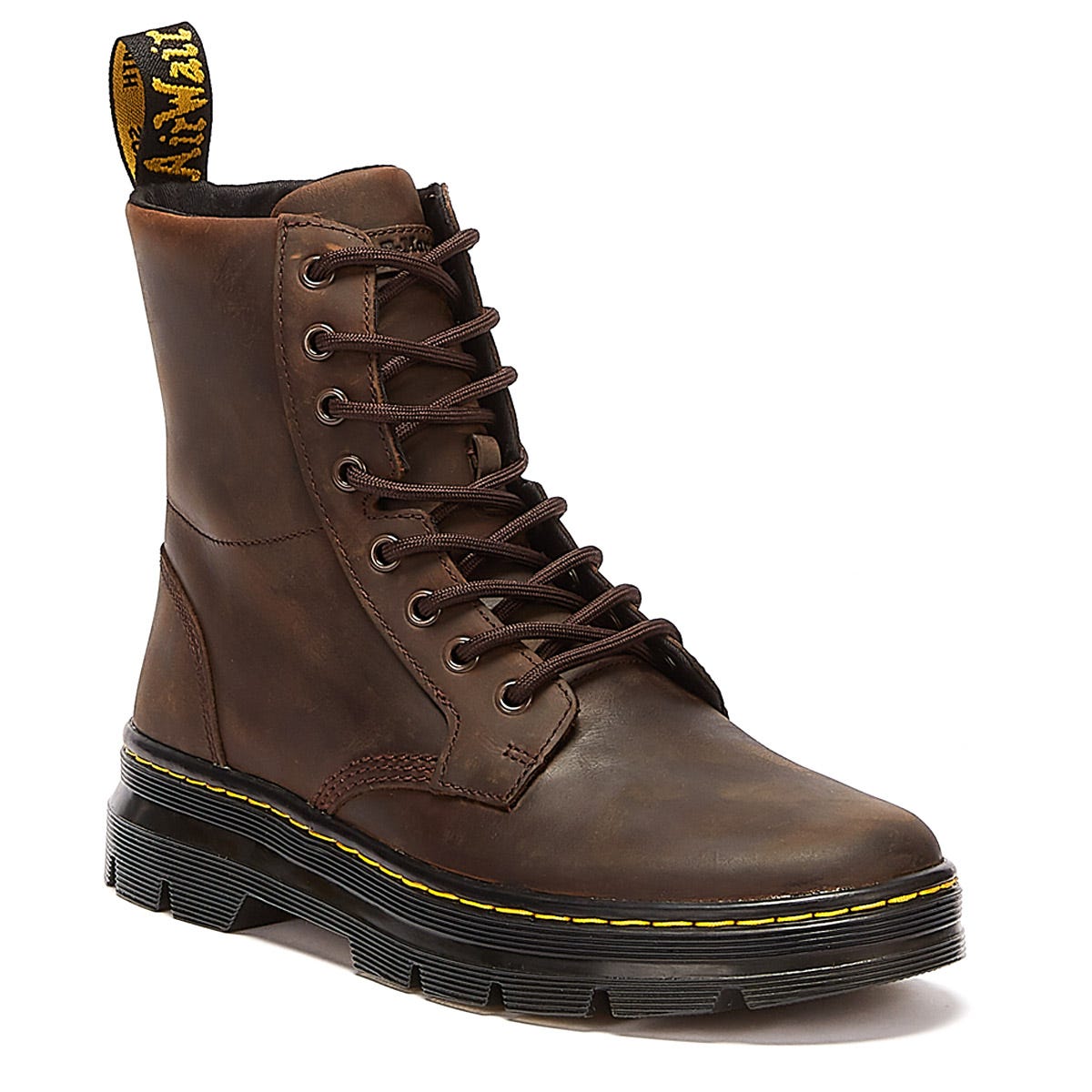 Dr. Martens Combs Crazy Horse Mens Brown Boots