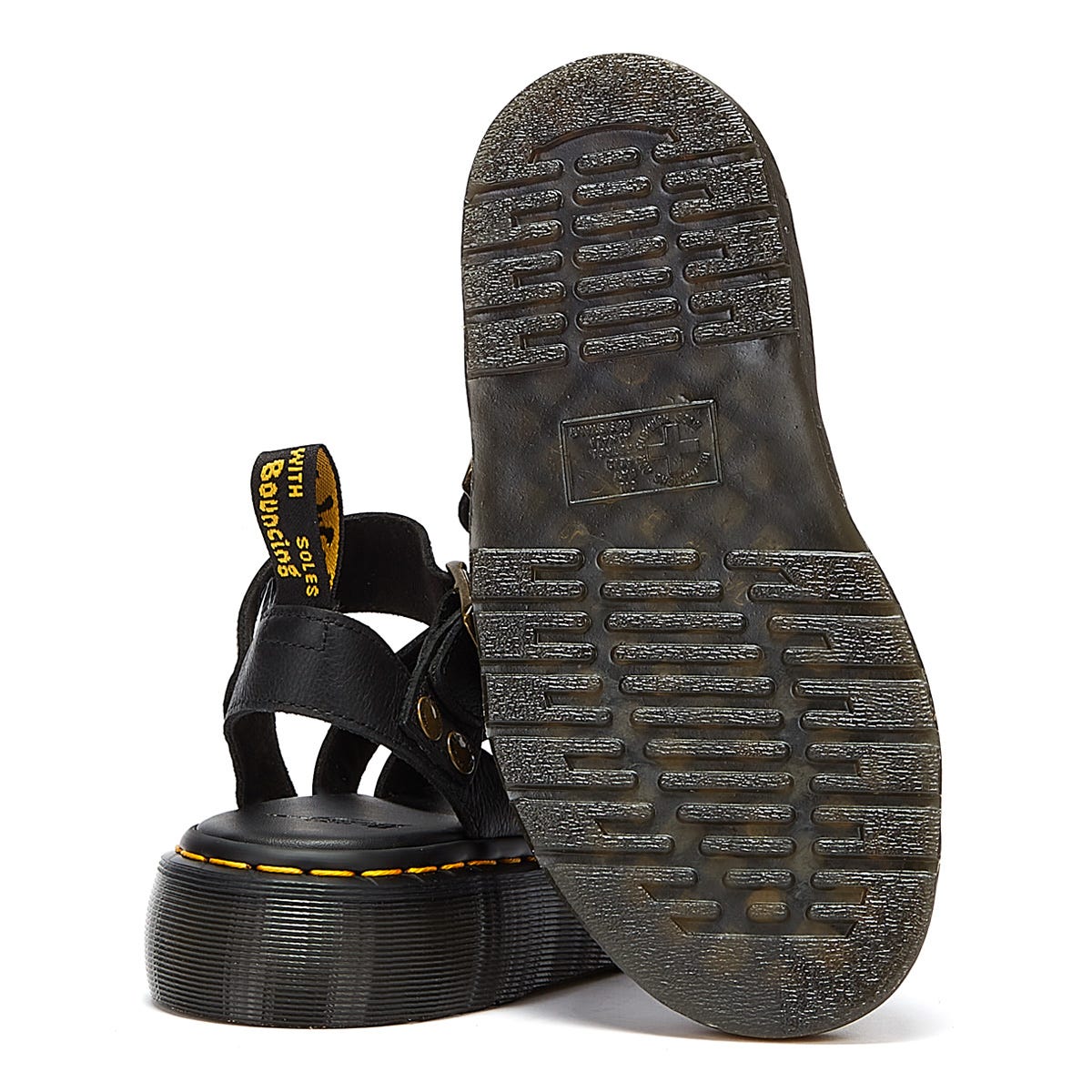 Dr. Martens Gryphon Quad Pisa Womens Black Sandals