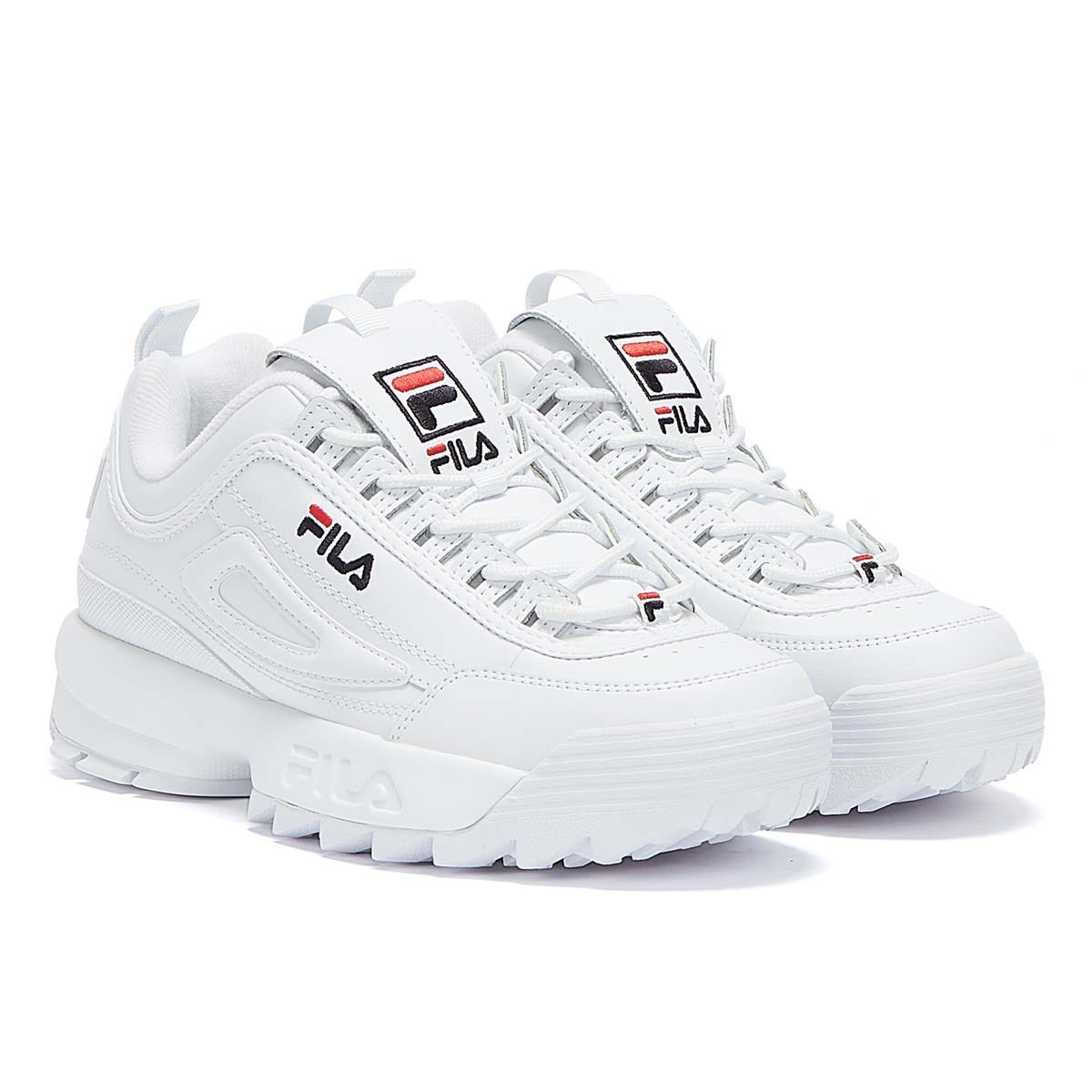 Fila Disruptor II Premium White Trainers – - Main Image