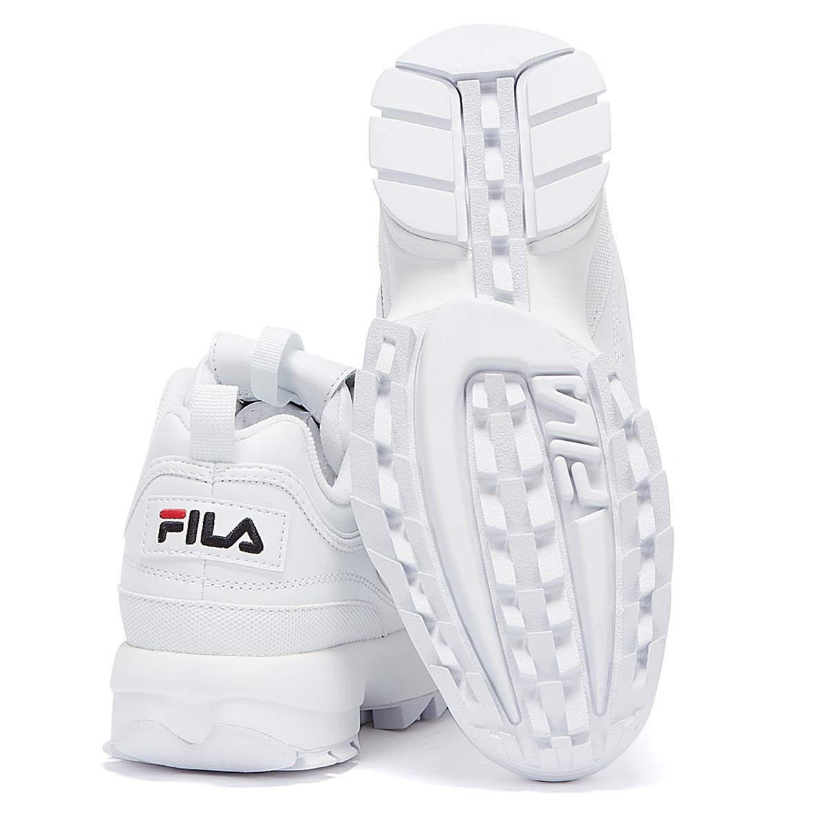 Fila Disruptor II Premium White Trainers – - Main Image