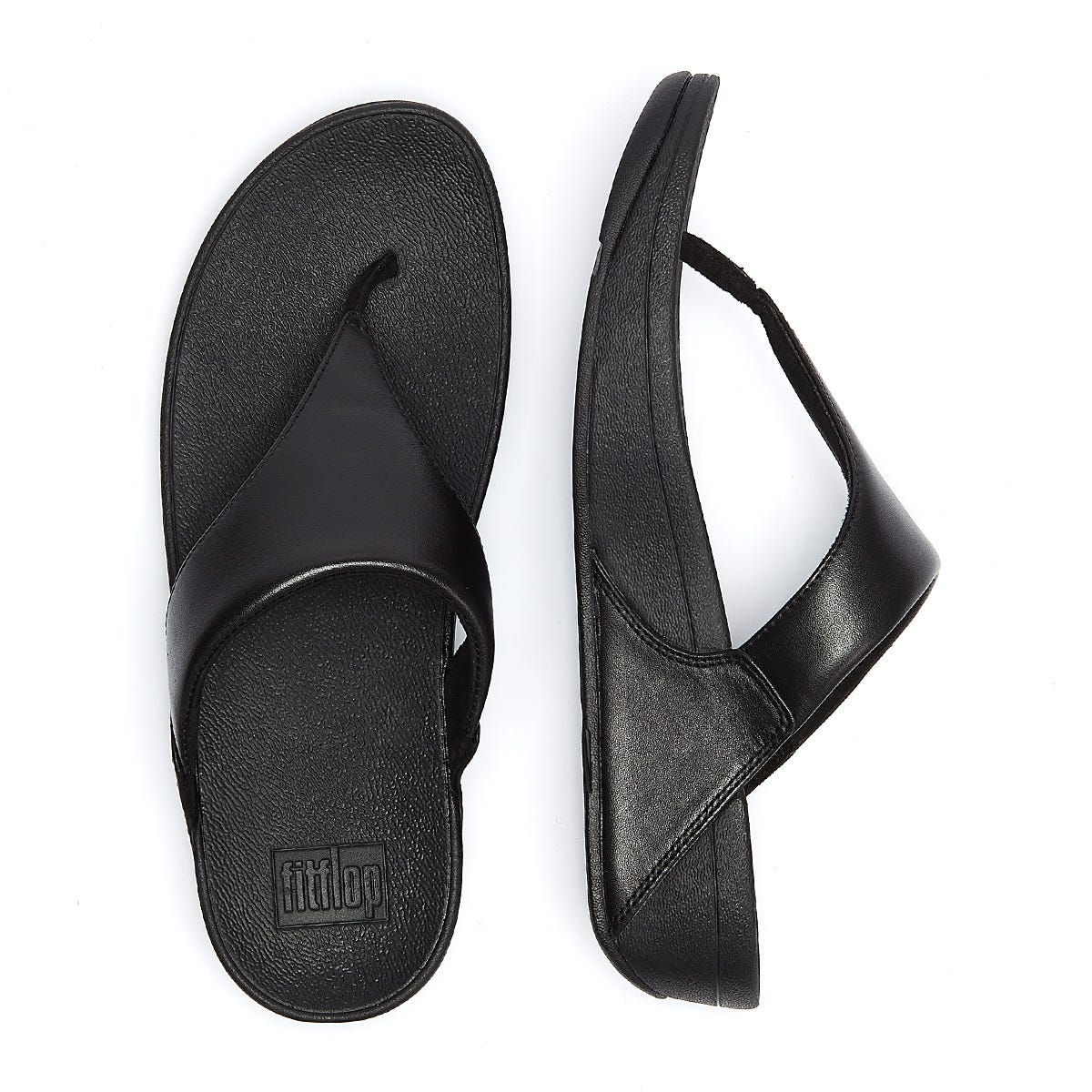 FitFlop Womens Black Lulu Sandals