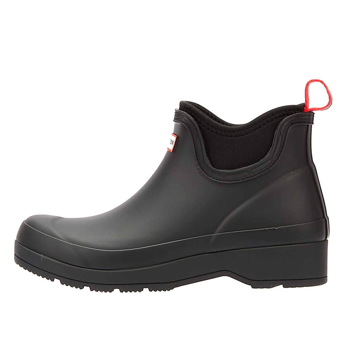 Hunter Play Chelsea Synthetic Womens Black Boots