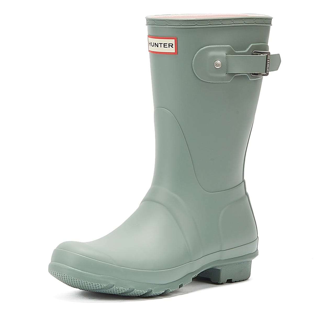 Hunter Original Short Womens Sweet Gale Green Wellies