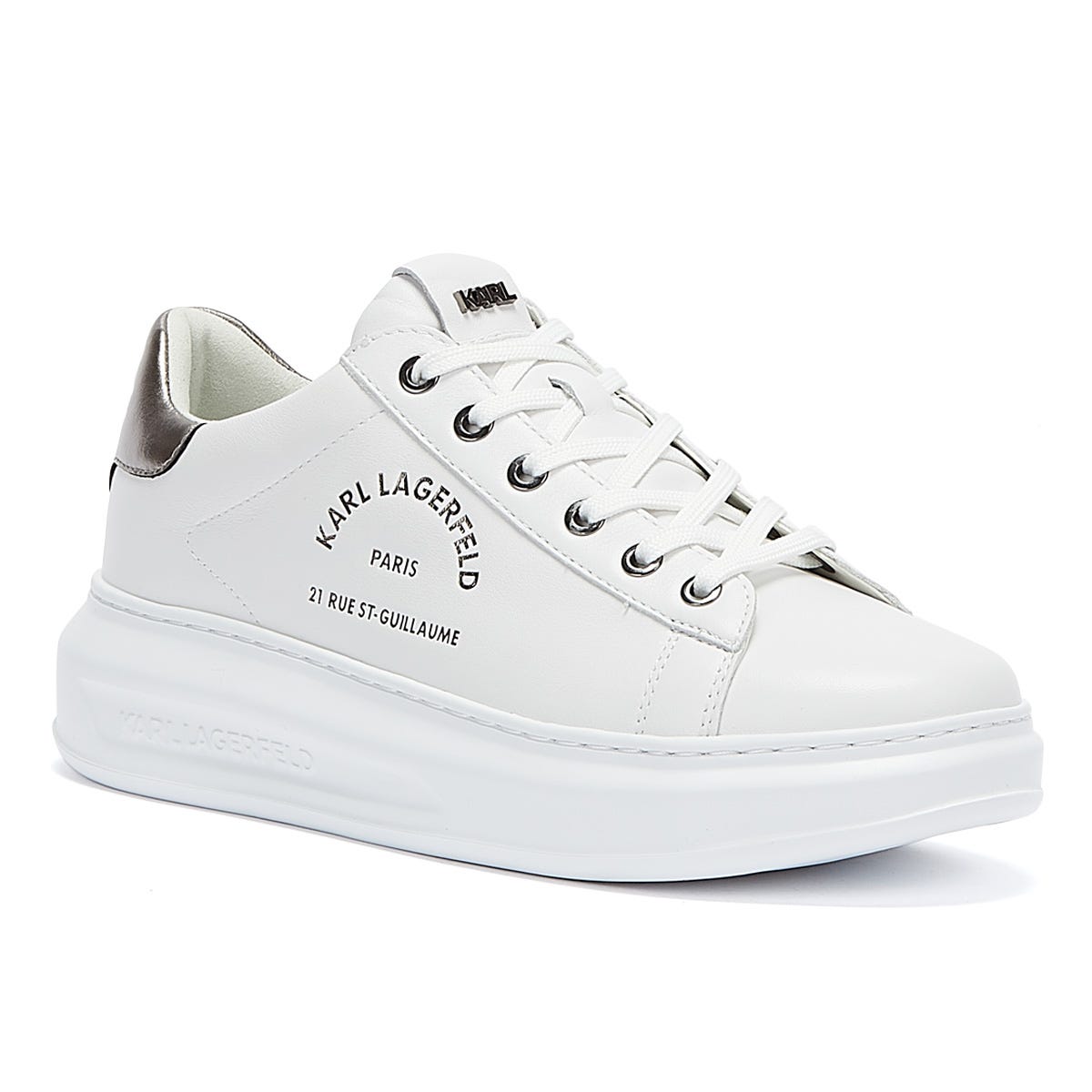 Karl Lagerfeld Kapri Maison Karl Womens White Trainers