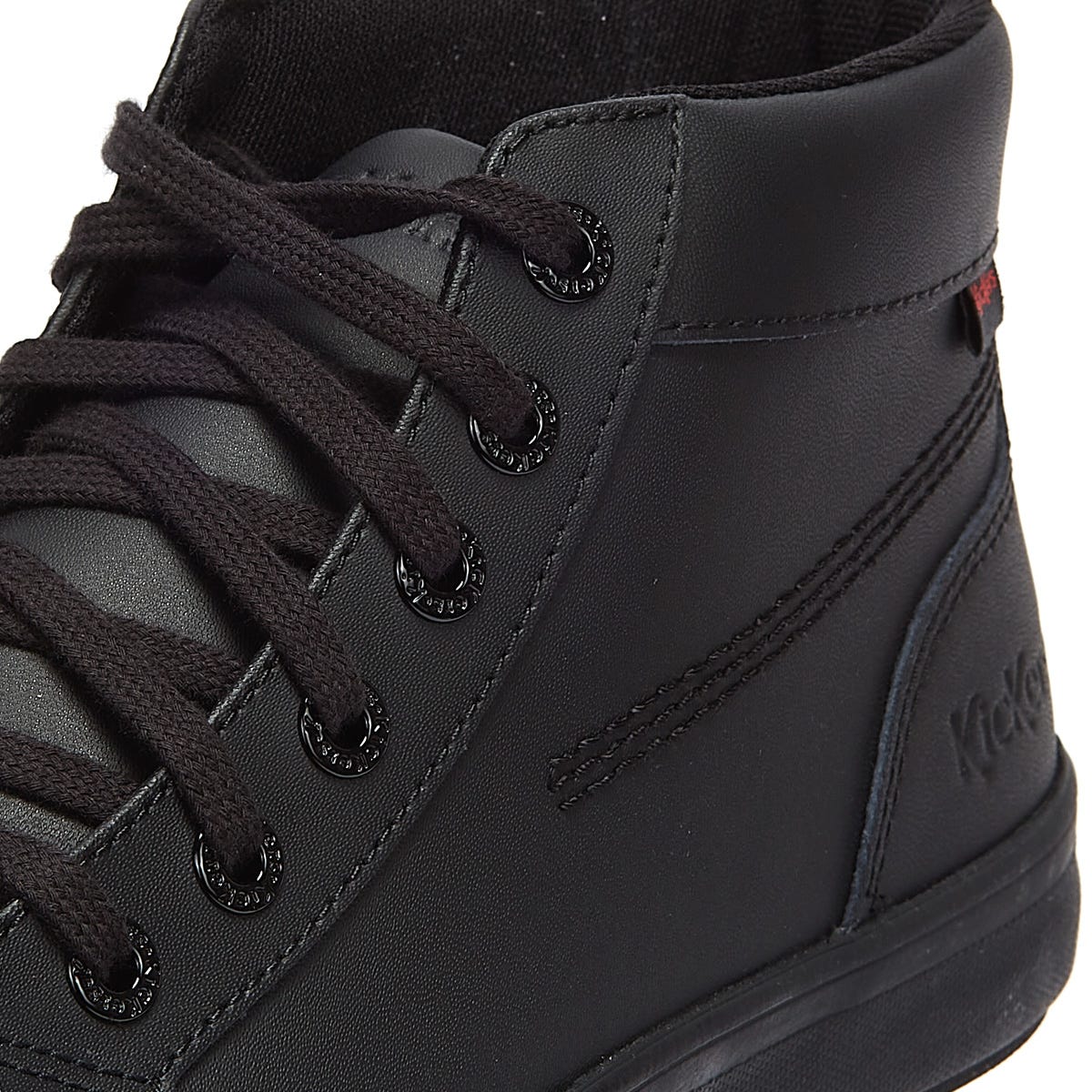 Kickers Tovni Hi Leather Mens Black Shoes