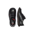 Kickers Infant Kick Lo Velcro Black Leather Shoes