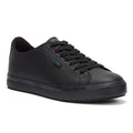 Kickers Black Leather Tovni Lacer Trainers