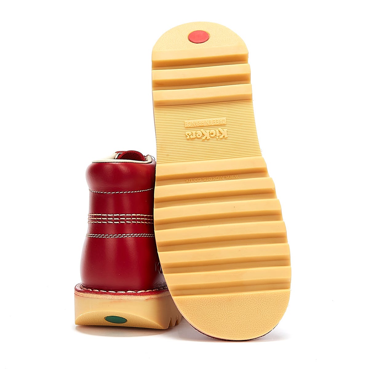 Kickers Kick Hi Men's Red Leather Boots